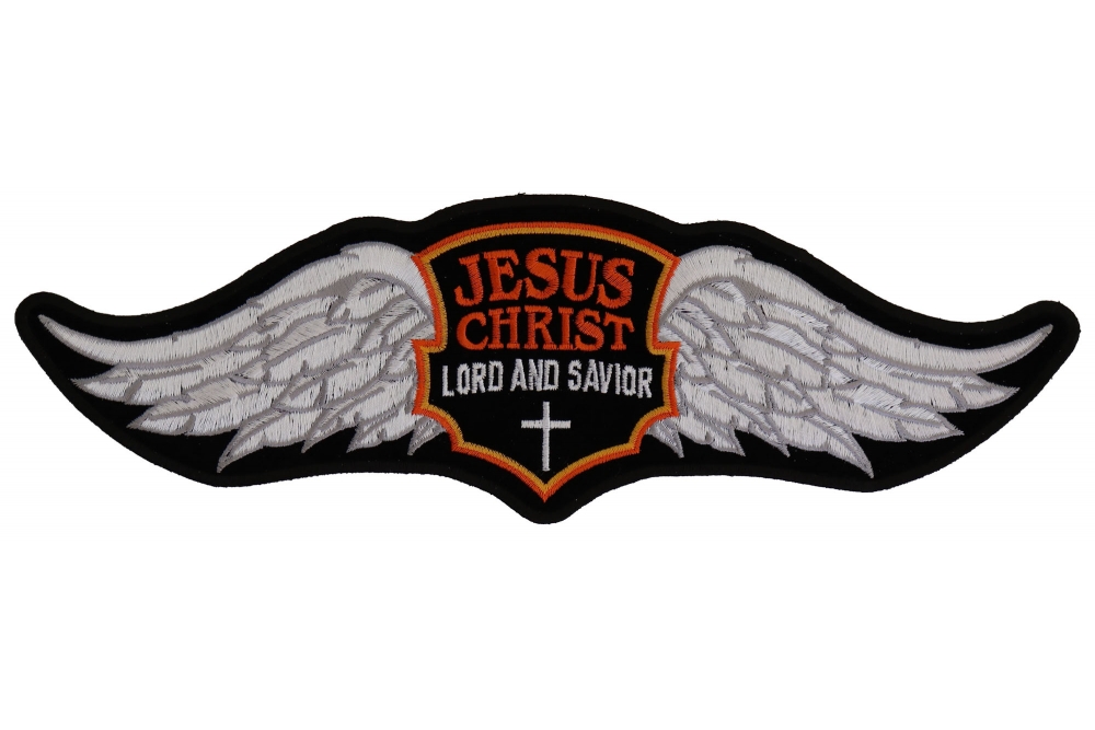 Jesus Christ Lord And Saviour Vest Patch Christian Patches Thecheapplace