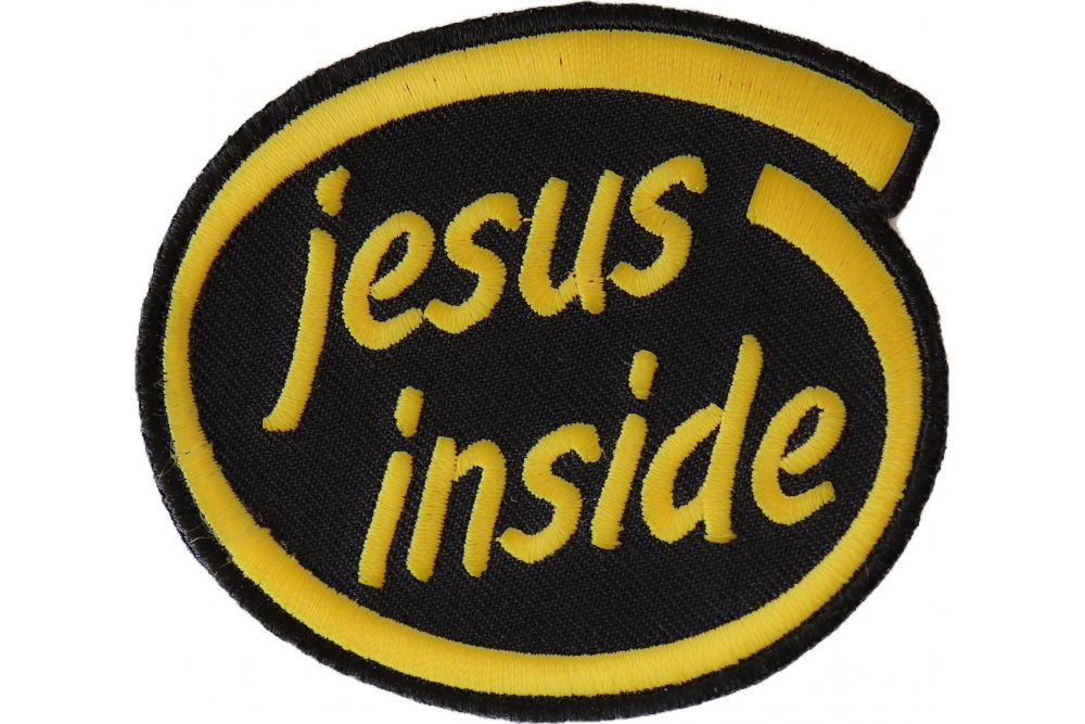 Jesus Inside Patch | Christian Patches -TheCheapPlace