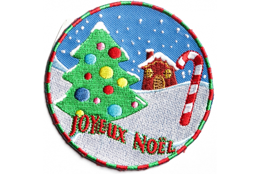 Joyeux Noel Merry Christmas Patch Christian Patches TheCheapPlace