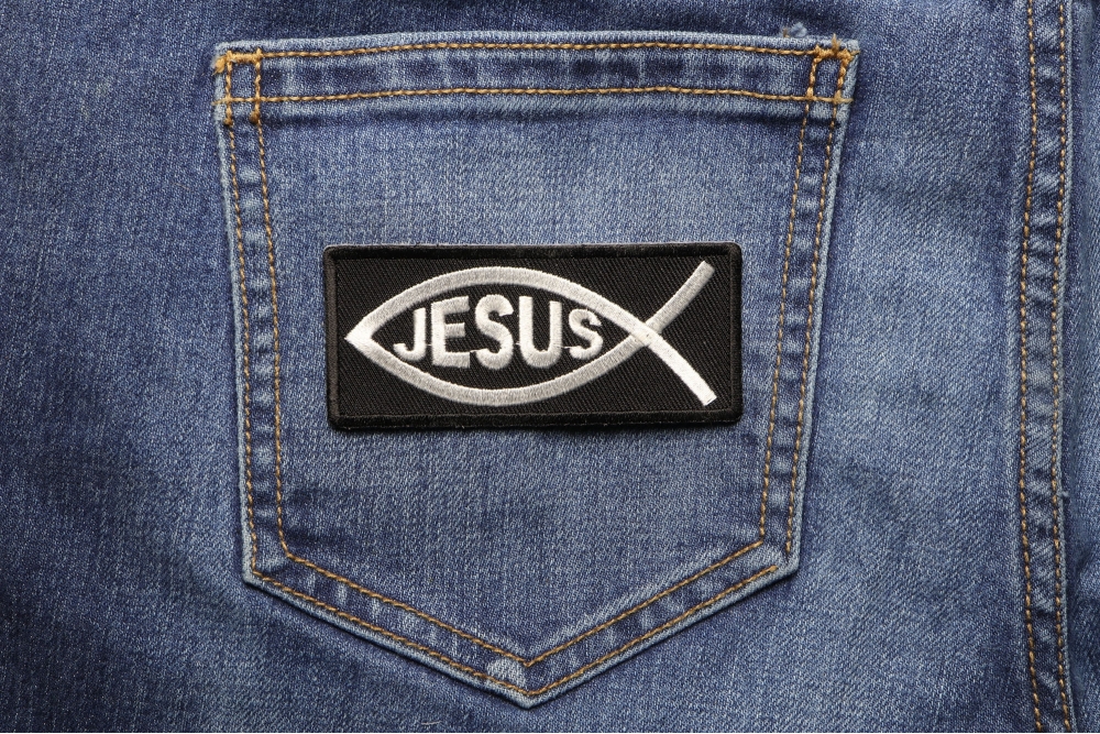 Jesus Fish Patch | Christian Patches -TheCheapPlace