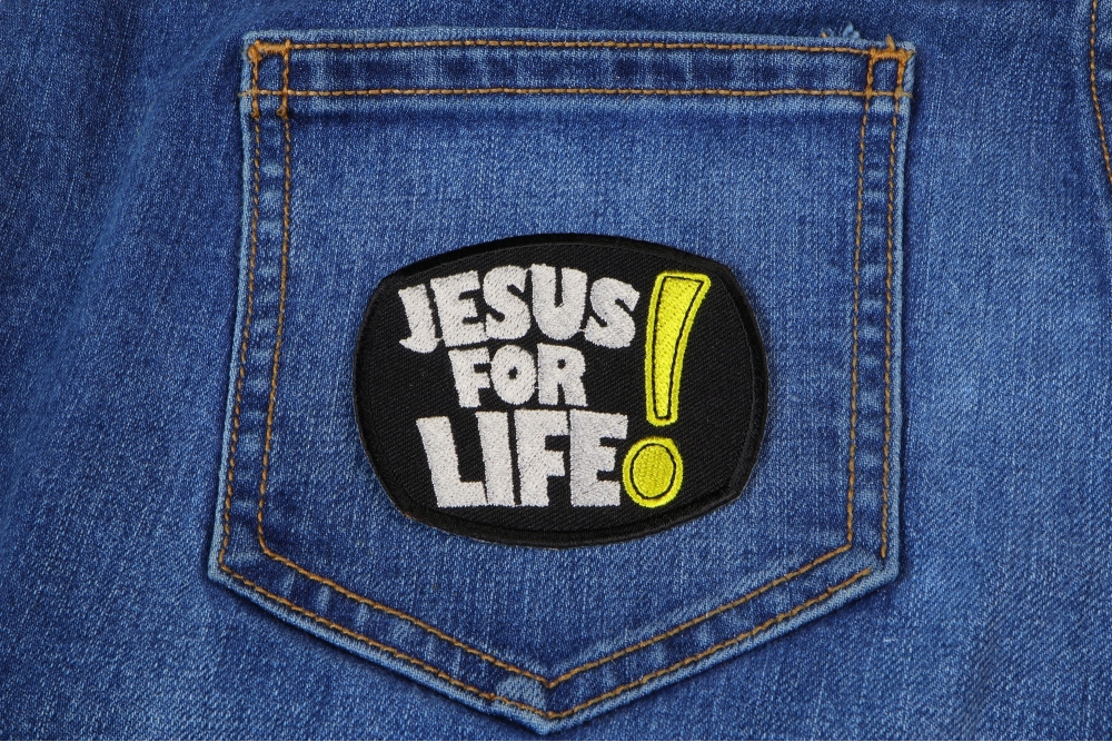 Jesus For Life Patch | Christian Patches -TheCheapPlace