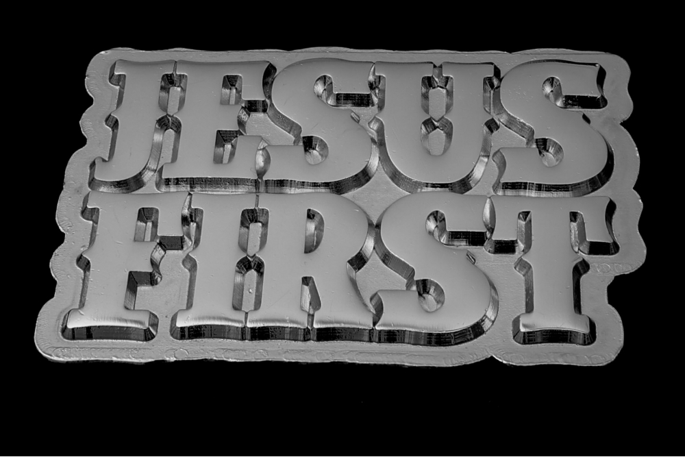 Jesus First Christian Pin