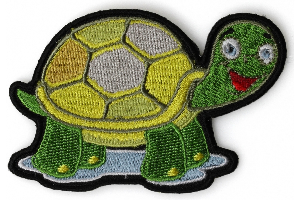 Cute Turtle Iron on Patch - TheCheapPlace