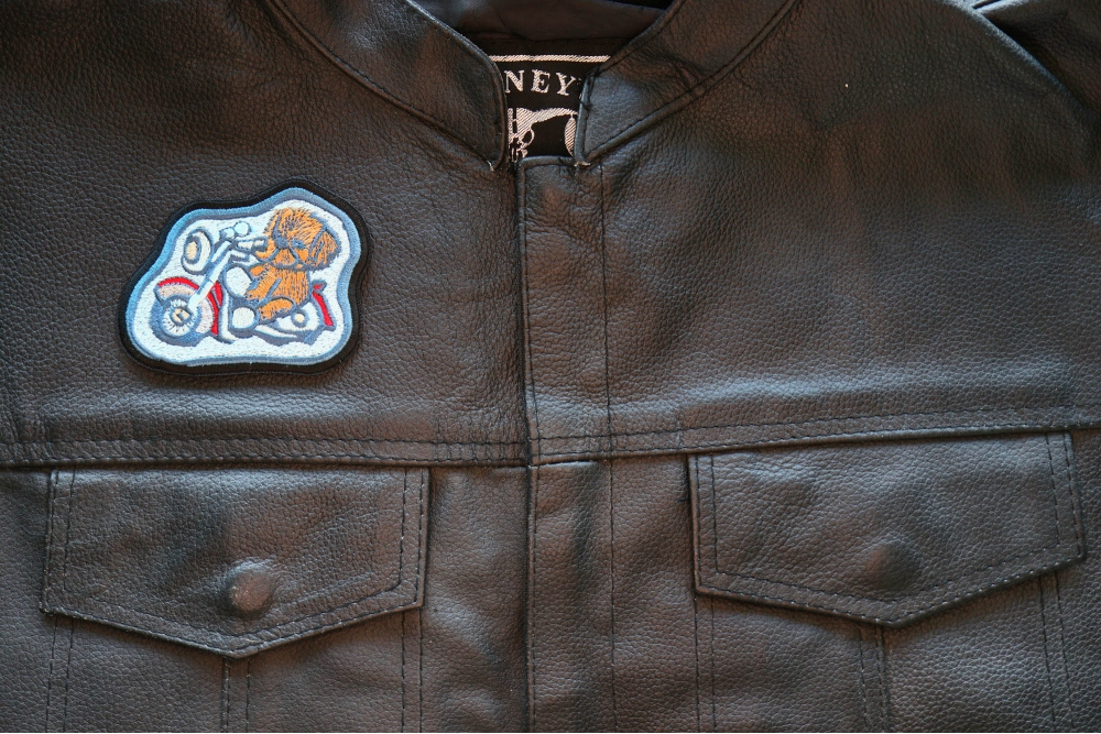 Iron on patch leather on sale jacket