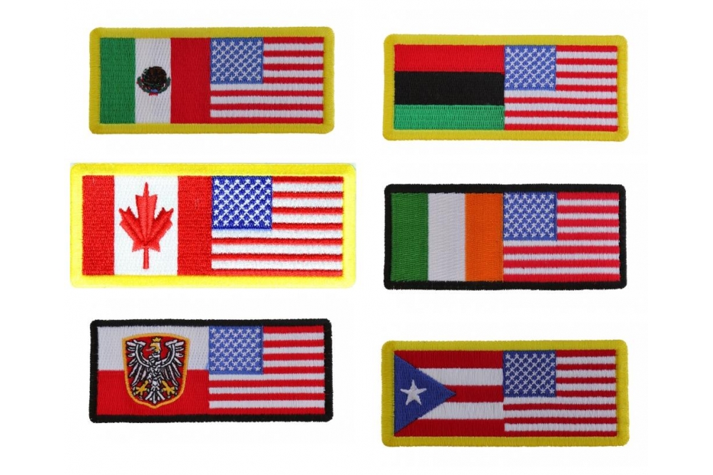 Iron On Mexico Flag Patch  Embroidered Patches by Ivamis Patches