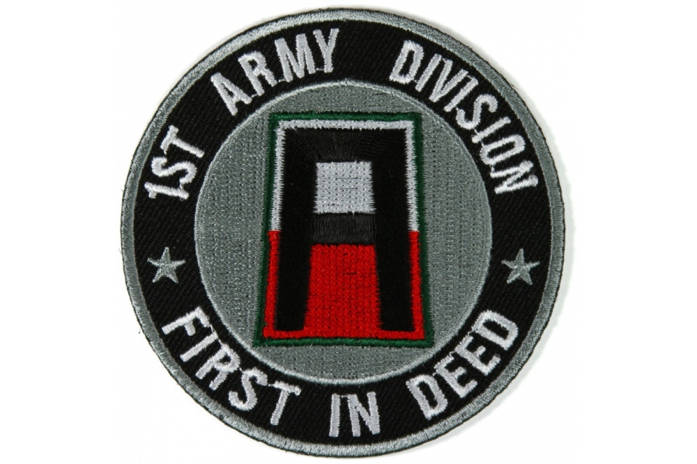 army-patch-with-a-1-on-it