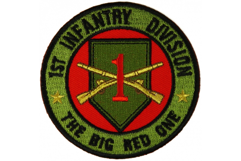 1st Infantry Division Patch The Big Red One | Army Patches -TheCheapPlace