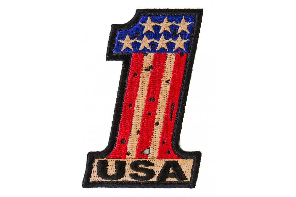 Love it Or Leave it, USA Flag Hot Leathers Large Biker Patch