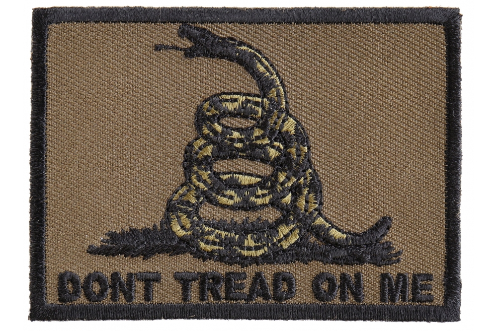 Don't Tread on Me Embroidered Patch 2A Patch Velcro Patch 