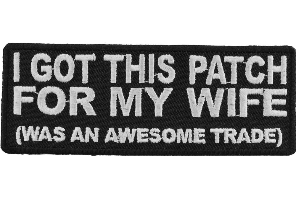 BIKER PATCH Funny Patch I DONT GO CRAZY I AM CRAZY - 4x1.5 inch