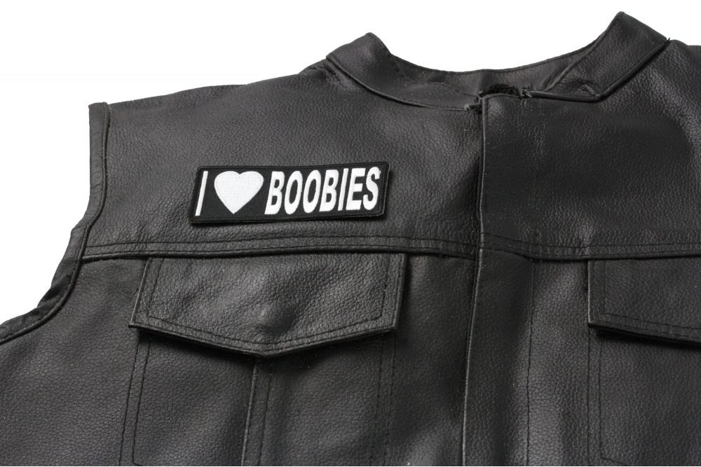 I Love Boobies - Removable Patch