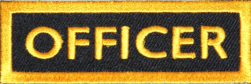 Officer Patch Yellow