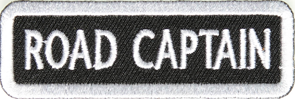 Road Captain Patch White