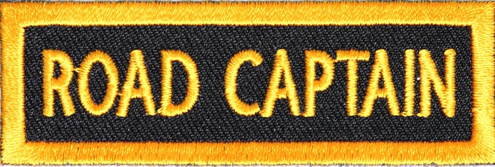 Road Captain Patch Yellow