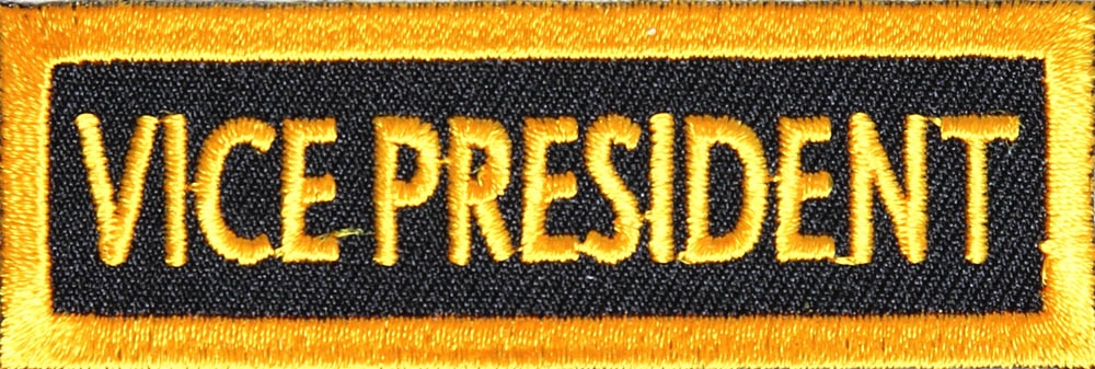 Vice President Patch Yellow