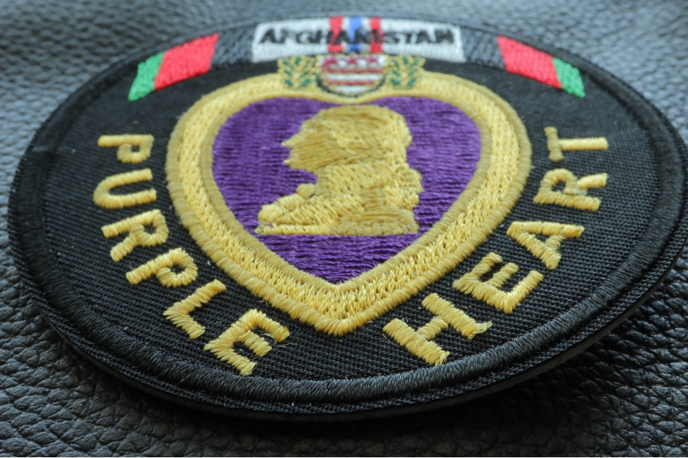 Afghanistan Purple Heart Patch | US Military Veteran Patches by