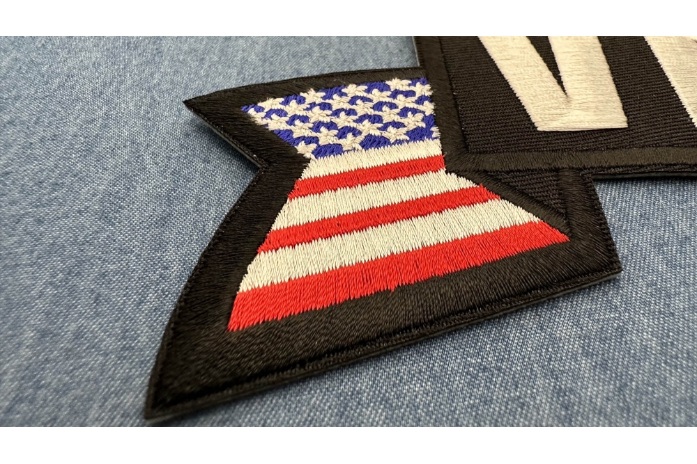 Veteran Patch Us Flag Large Rocker Patch By Ivamis Patches