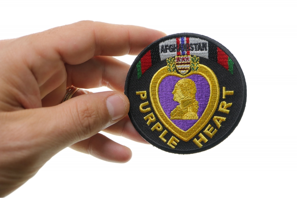 Afghanistan Purple Heart Patch | US Military Veteran Patches by