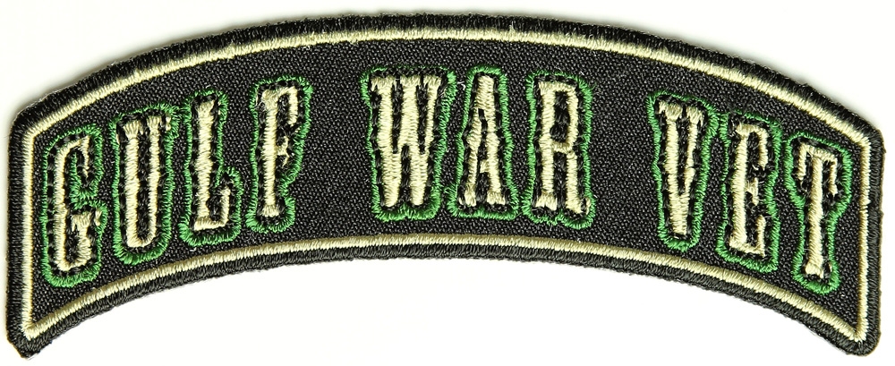 Gulf War Vet Rocker Small Patch