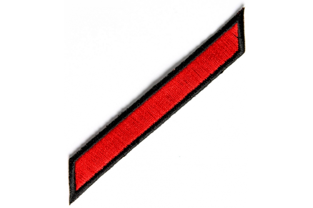 US Navy Red Hash Mark Rank Stripe Patch