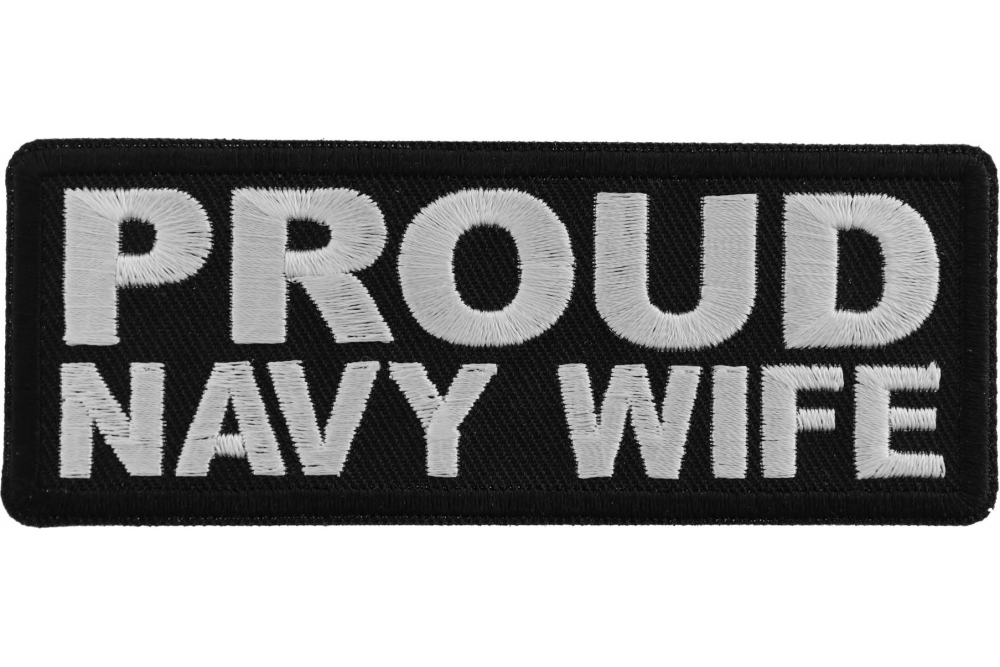 Proud Navy Wife Patch Thecheapplace