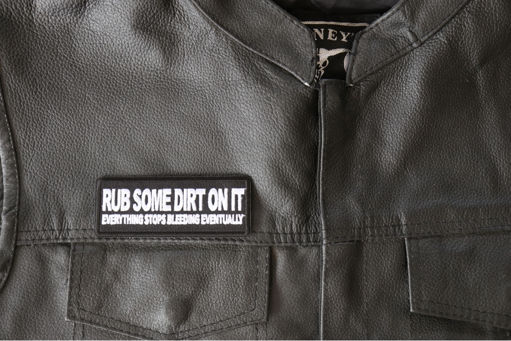 Rub Some Dirt On It - 2x3 Patch  Funny patches, Velcro patches, Tactical  patches