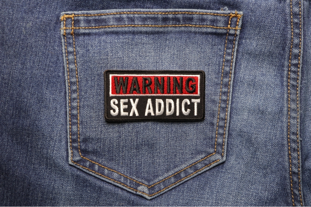 Warning Sex Addict Patch Naughty Patches Thecheapplace 3223