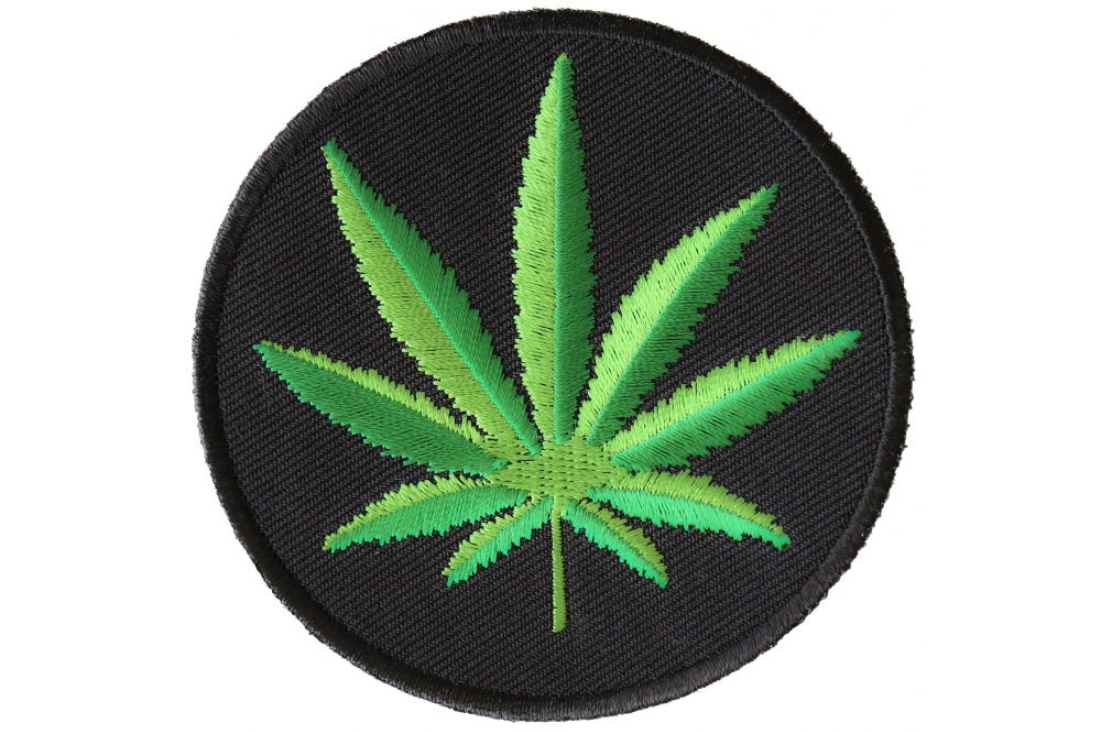 Cannabis Leaf Novelty Iron on Patch - TheCheapPlace