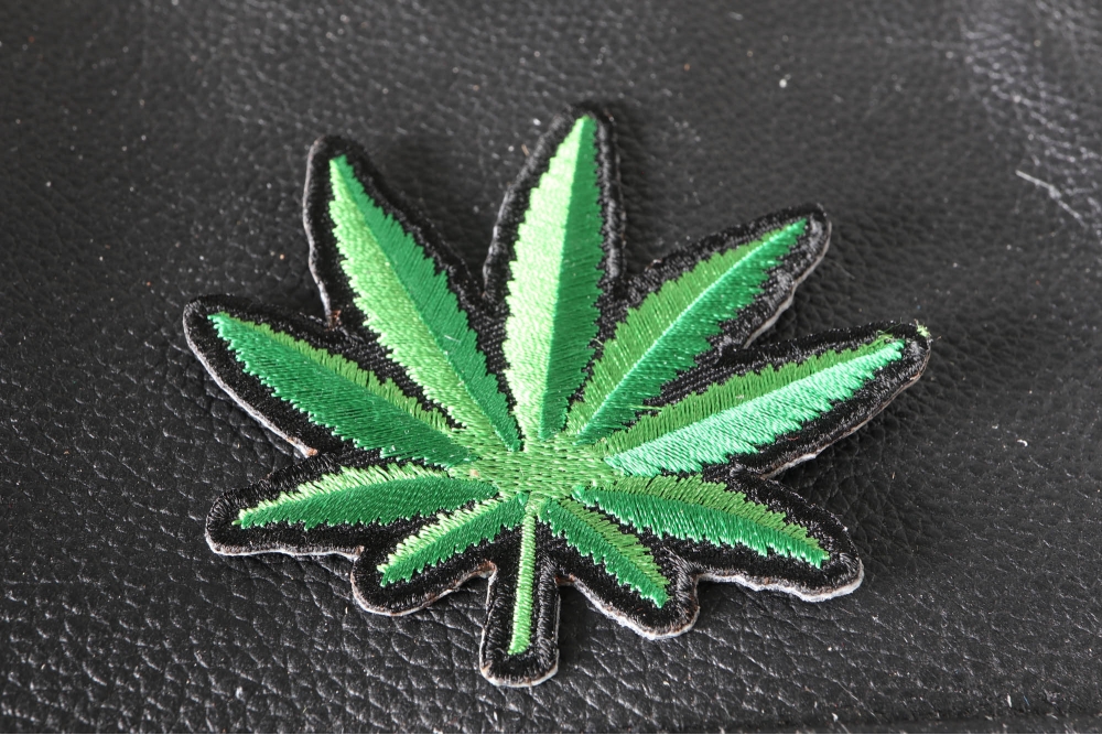 Pot Leaf Novelty Iron on Patch - TheCheapPlace