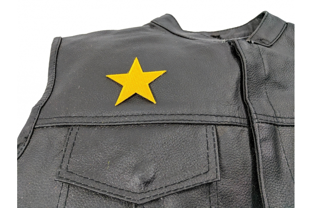 Silver and Gold Star Patch Set Of 2 Patches by Ivamis Patches