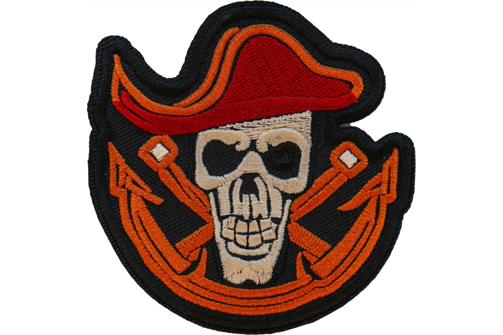 Applique Patch Badge Pirate, Skull Pirate Patch Military