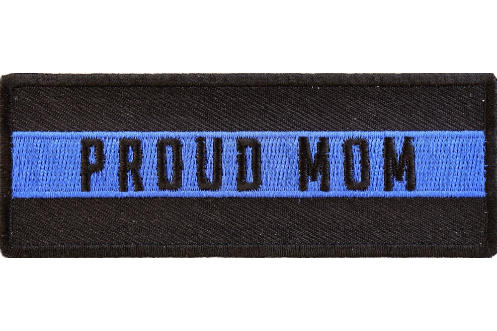 Thin Blue Line Proud Mom Patch by Ivamis Patches