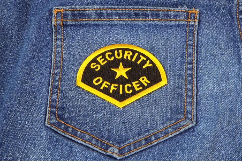Security Officer Patch Embroidered Patches by Ivamis Patches, Security Patch  