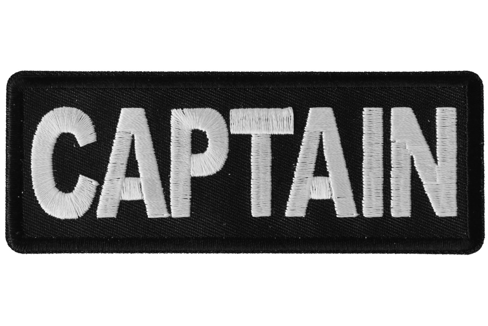 : Captain Patch Capital C Tactical Patch Iron On or Sew