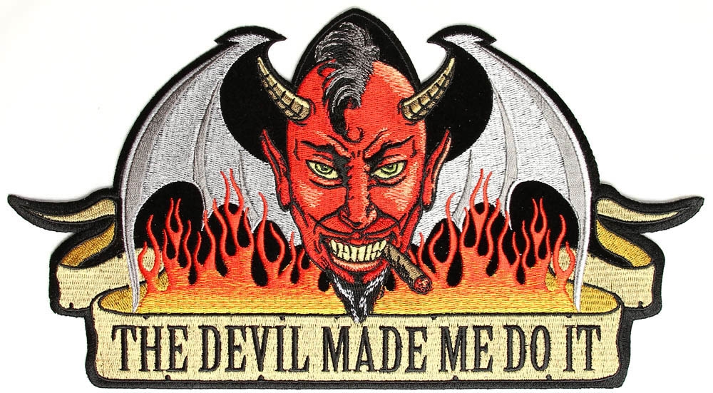 Devil Made Me Do It Large Patch