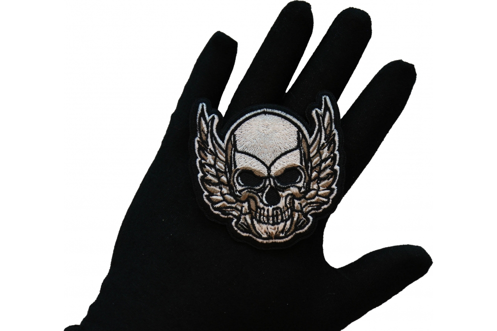 Rising Wing Skull Patch Biker Skull Patches By Ivamis Patches