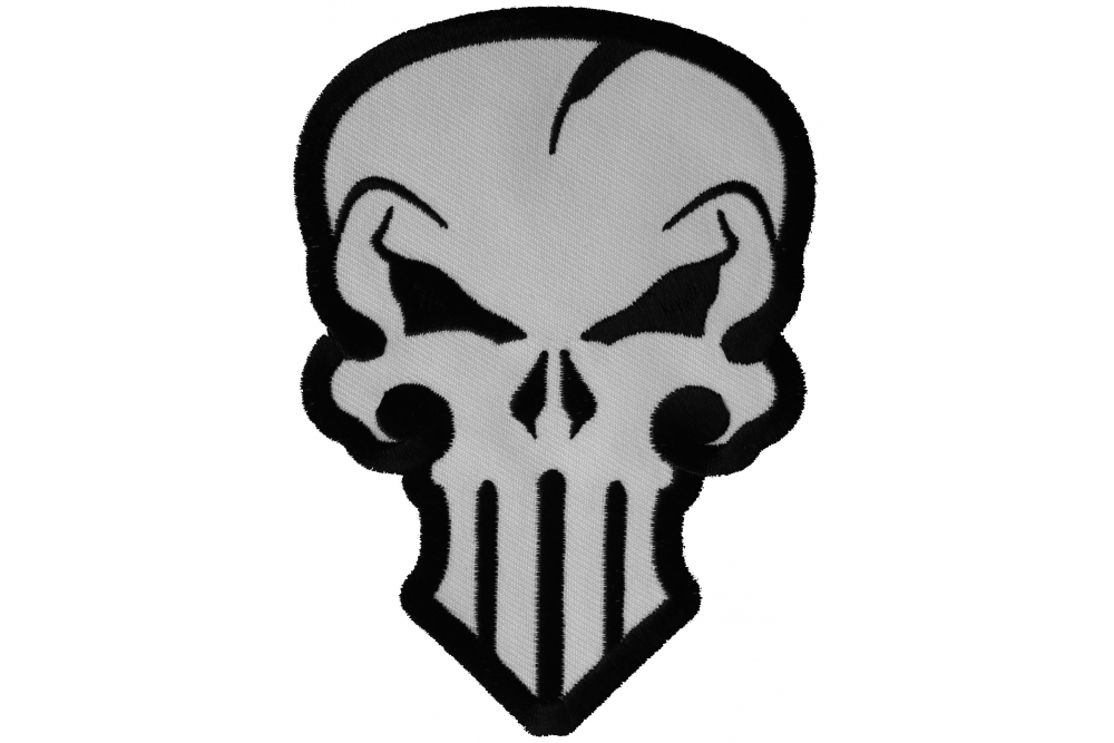 Punisher Skull Patch, Biker Skull Patches by Ivamis Patches