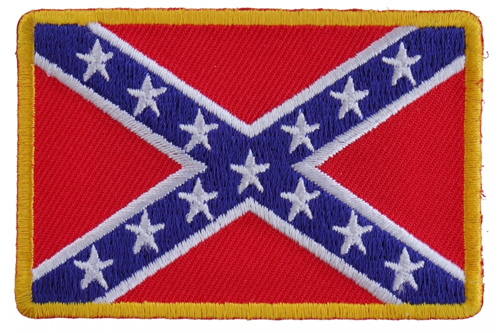 Rebel Confederate Southern Flag Patch Small | Southern Rebel -TheCheapPlace