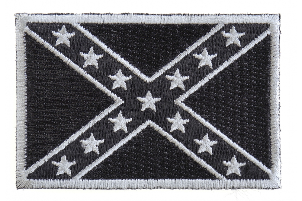 Blacked Out Flag Steel Plate Patch