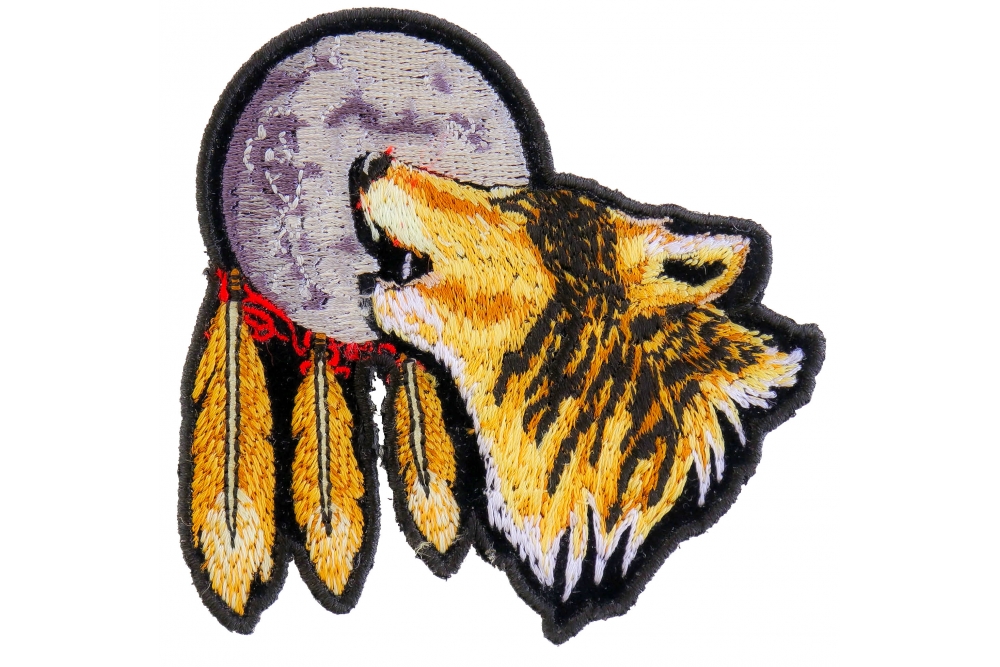 Download Wolf Moon Small Patch Wolf Patches Thecheapplace