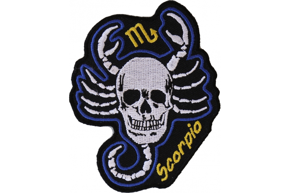 Vintage Skull Velcro Patch Aged Embroidered Last Breyt 